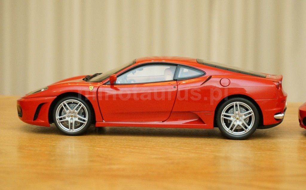 2004 Ferrari F430 1:18 BBR Hot Wheels Elite comparison – Minotaurus